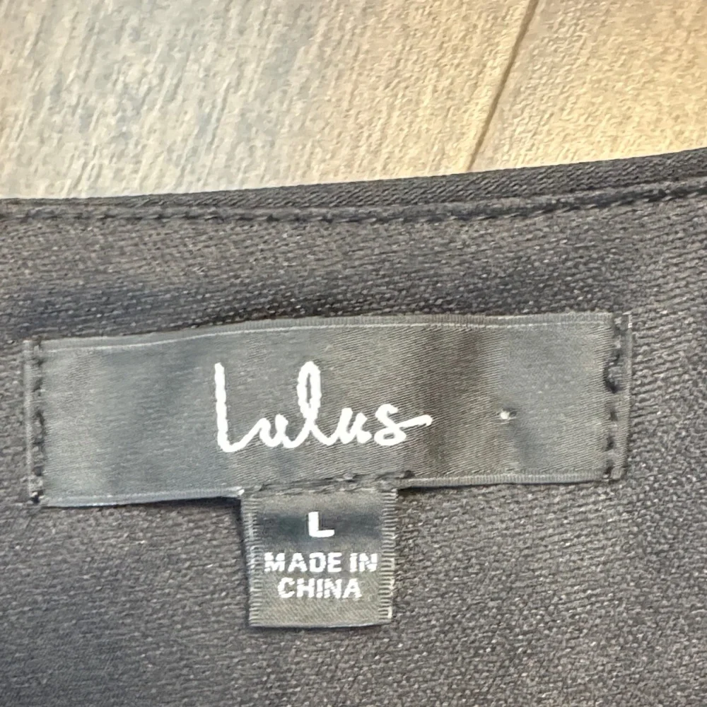 Lulu's All is Well Black One-Shoulder Long Sleeve Bodycon Dress - Picture 3 of 7